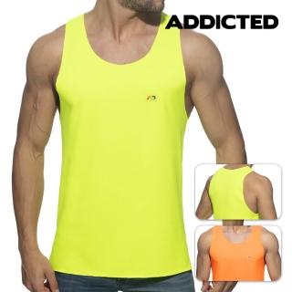 【ADDICTED】霓虹亮色背心 兩色_NEON PIQUE TANK TOP AD2089