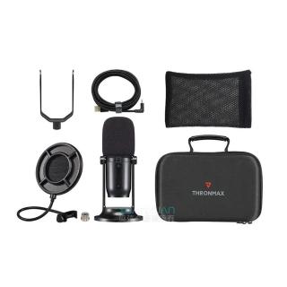 【Thronmax】麥克風組合 ONE套組 黑色 演播室級別HD錄製 即插即用(USB麥克風 48kHz/16bits)