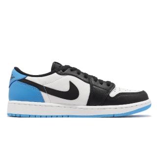 【NIKE 耐吉】休閒鞋 Air Jordan 1 Retro Low OG UNC 黑 白 藍 AJ1 1代 男鞋(CZ0790-104)