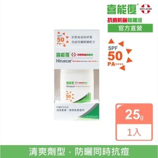 【Hiruscar 喜能復】抗痘防曬隔離液(SPF50 PA++++25g)