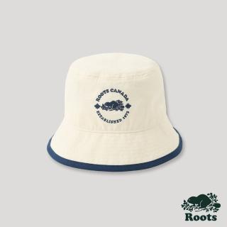 【Roots】Roots 配件- 山林漫步系列 經典LOGO漁夫帽(白色)
