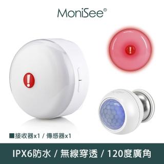 【MoniSee 莫尼希】紅外線人體感應移動偵測警報器(防盜警報器/防盜器/移動偵測/分離式警報器)