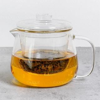 【CAXXA】耐熱玻璃茶壺 泡茶壺500ml(耐熱/加厚玻璃/高硼硅)