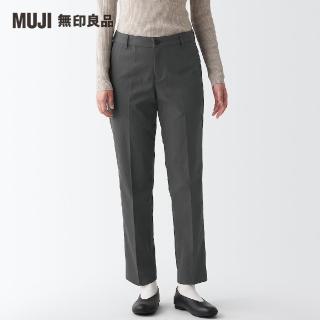 【MUJI 無印良品】女撥水加工彈性聚酯纖維錐形褲(共4色)