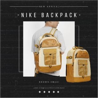 【NIKE 耐吉】後背包 Jordan 23 Backpack 男女款 芥末黃 卡其 包包 收納 筆電包(JD2233004GS-002)