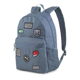 【PUMA】後背包 雙肩包 書包 旅行包 運動 Patch 藍 07919402
