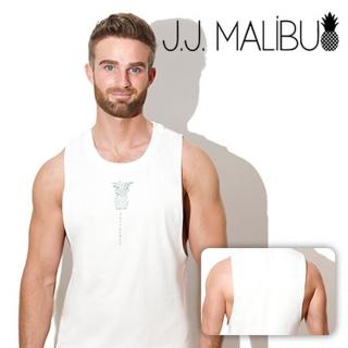 【J.J.MALIBU】壞男孩大袖口背心_BAD BOY TANK TOP - JAPANESE WRITING