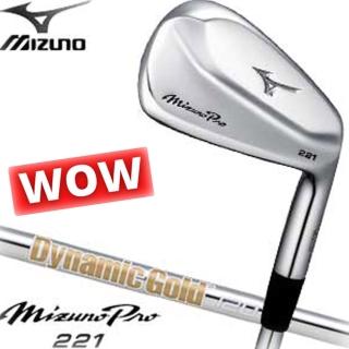 【MIZUNO 美津濃】Mizuno Pro 221 鍛造鐵桿組 DG120 S200 鐵桿身(MP221 Mizuno Pro 221 鐵桿組)
