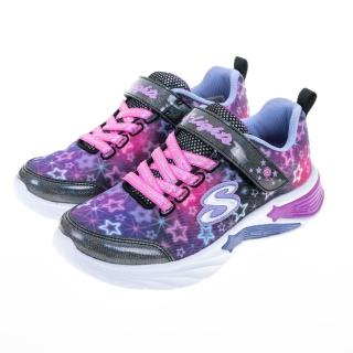 【SKECHERS】女童系列 燈鞋 STAR SPARKS(302324LBKMT)