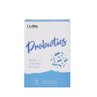 【I LEKE 艾樂可】Probiotics 益生菌 調整體質 哈啾不再來 添加益生元 消化力UP 30顆(益生菌)