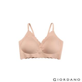 【GIORDANO 佐丹奴】女裝可調式肩帶無縫內衣(17 橄欖褐)