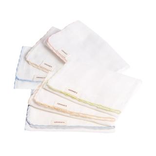 【Gennies 奇妮】6入組*純棉寶寶紗布巾(口水巾 洗澡巾 隔汗巾 枕巾 寶寶 嬰兒 台灣製造)
