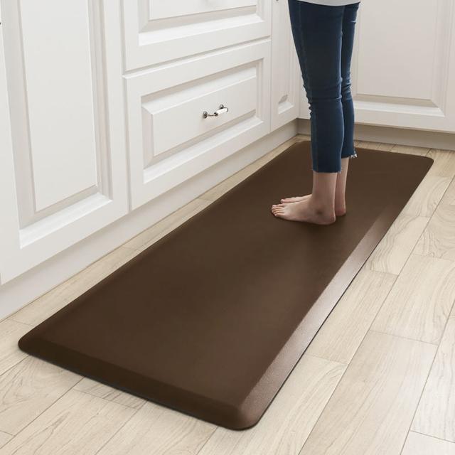 【半島良品】12MM科技氣墊/防油防水減壓皮革廚房地墊120x45cm(多款選 台灣環保印刷 踩屎感地墊)