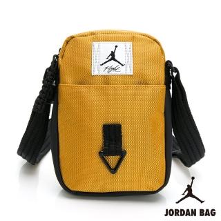 【NIKE 耐吉】側背包 斜背包 小包 運動包 喬丹 JORDAN FLIGHT CONTROL FESTIVAL 芥末黃 JD2233011GS-002