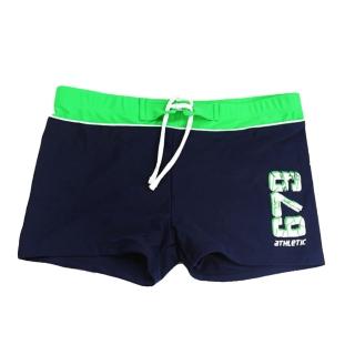 【橘魔法】男童撞色抽繩泳褲 泳褲 大童 男童(Baby magic 現貨 玩水 海邊 游泳)