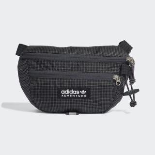 【adidas 愛迪達】腰包 小包 斜背包 運動 WAISTBAG S 黑 HL6732