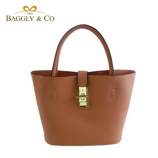 【BAGGLY&CO】百變托特水桶包主包-焦糖色(三色)