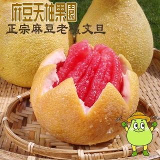【麻豆天柚果園】預購-優選紅文旦10斤裝 6-10個/箱(中秋 文旦 送禮)