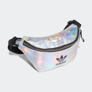 【adidas 愛迪達】後背包 雷射包 男包 女包 銀 WAISTBAG(FL9632)