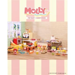 【POPMART 泡泡瑪特】Molly茉莉女孩 料理系列公仔盒玩(8入盒裝)