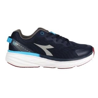 【DIADORA】男運動慢跑鞋-超寬楦-夜光 訓練 丈青藍灰(DA73211)
