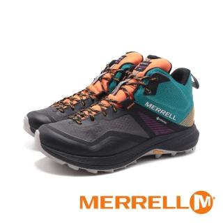 【MERRELL】女 MQM 3 MID GTX極輕量防水登山健行鞋 女鞋(黑綠)