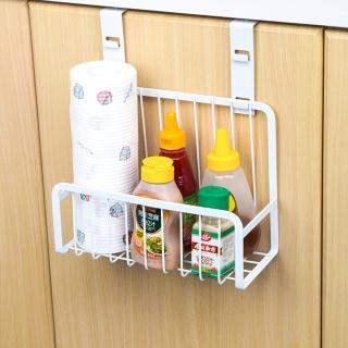 【省時好物】可升降免打孔櫥櫃門掛式置物收納籃