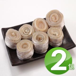 【華得水產】特大白帶魚捲2包組(500g/ 包/約6-10卷)