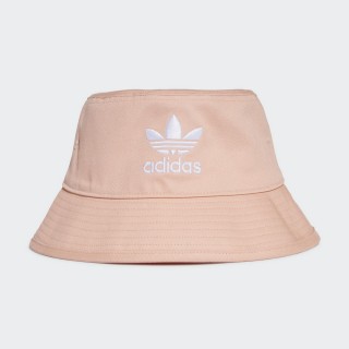 【adidas 愛迪達】運動帽 漁夫帽 粉BUCKET HAT AC(GN4906)