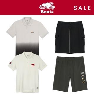 【Roots】男女款 精選Roots logo上衣或下著(多款可選)