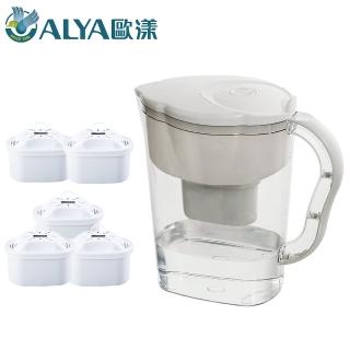【ALYA 歐漾】3.5L除垢無鈉科技濾水壺 PI-02(附1年份濾芯)