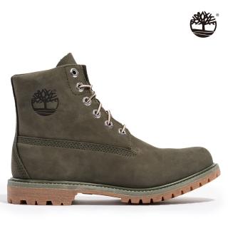 【Timberland】女款深綠色磨砂革Nellie防水6吋靴(A44JUA58)