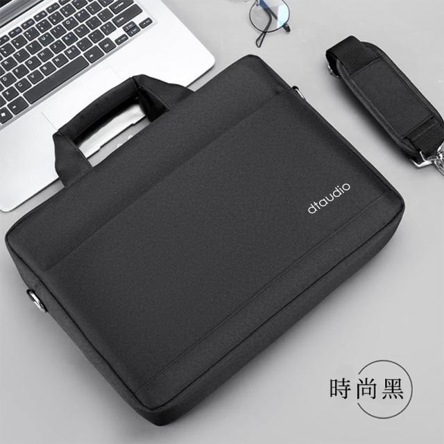 【DTAudio】加厚款 單肩手提電腦包 15.6吋(筆電包 手提電腦包 公事包 內膽包 macbook 15.6吋 適用)