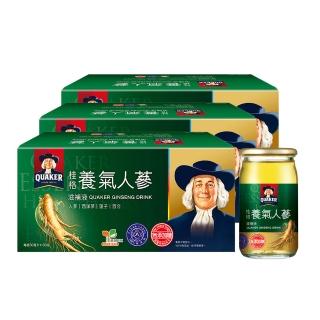 【QUAKER 桂格】無糖養氣人蔘 60ml×36入×3盒(共108入 謝震武代言)