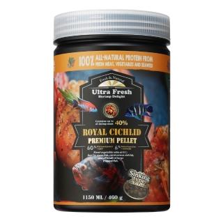 【鮮蝦食譜】肉食慈鯛&大型熱帶魚-天然高蛋白鮮蝦堡1150ml(血鸚鵡飼料 慈鯛魚飼料 羅漢魚飼料 花羅漢)