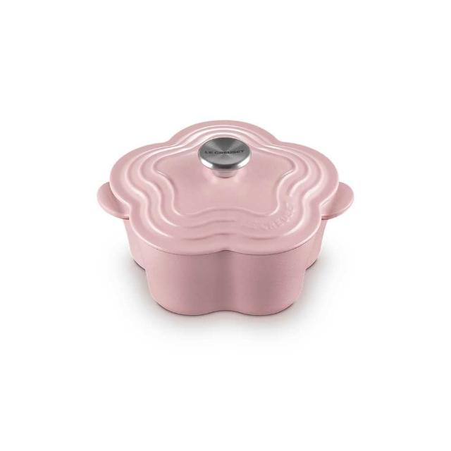 【Le Creuset】琺瑯鑄鐵鍋山茶花鍋20cm(甜心粉/杏桃黃 2色選1)