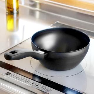【藤田金屬】職人製深鐵鍋 中華炒鍋 20cm 日本製  IH爐可用鍋(不挑爐具 無塗層 深煎鍋 湯鍋 油炸鍋)
