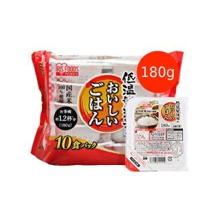 【IRIS】低溫製法微波即食白飯 180g×10入裝(防災食品 微波飯 即時飯 米 日本米 微波食品 飯)
