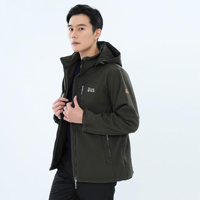 【遊遍天下】男女款GlobeTex防水防風保暖刷毛軟殼外套 贈收納袋(M-5L 大尺碼)