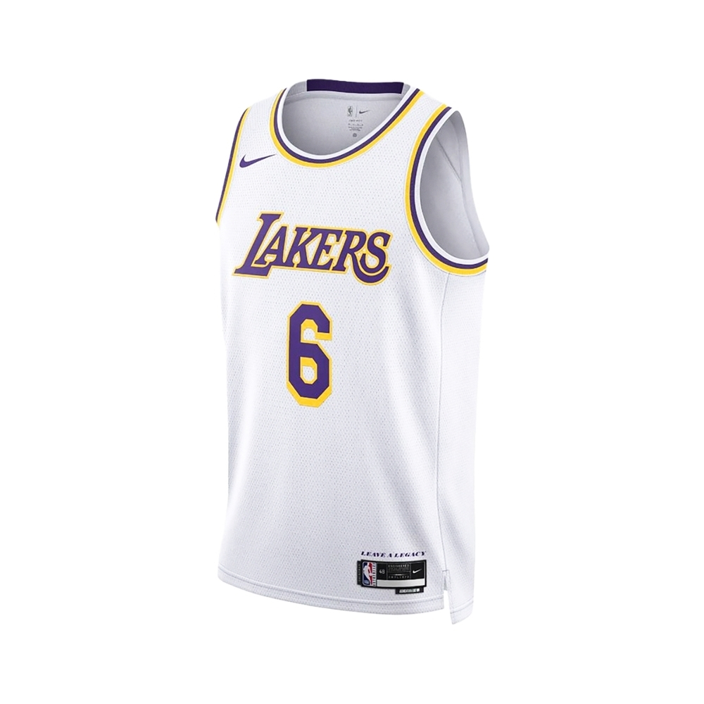 Nike Men's JAMES LA Lakers City Edition Swingman Jersey, DB4032-506,  Purple, S