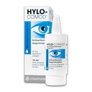 【德國HYLO-COMOD】明沛 隱形眼鏡潤濕液 10ml/盒 1盒組(含玻尿酸 隱形眼鏡藥水 保養液)