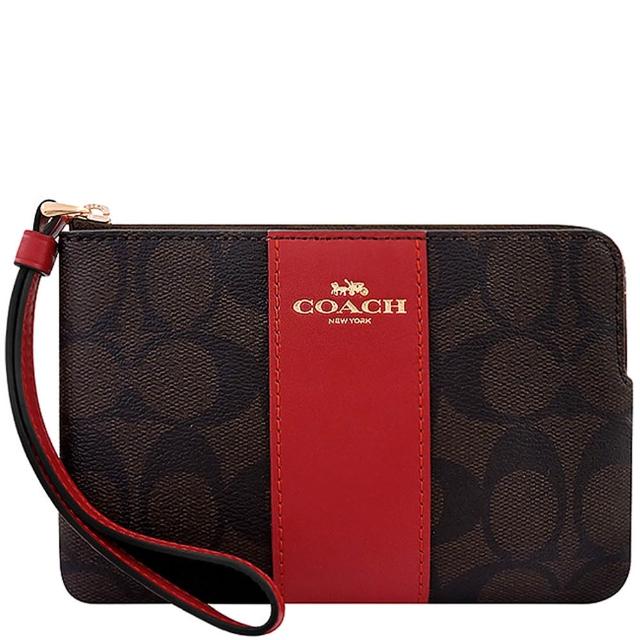 【COACH】大C PVC/皮革手拿包(多款)
