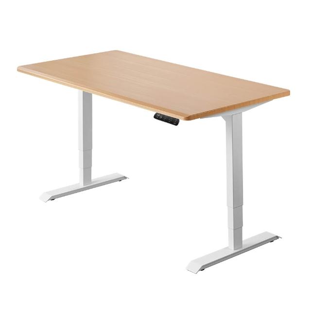 【FUNTE】Prime 4 旗艦款電動升降桌/三節式+ 150x80cm 四方桌板 八色可選(辦公桌 電腦桌 工作桌 書桌)