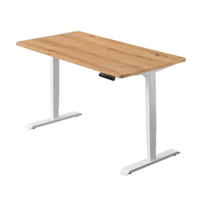 【FUNTE】Prime 4 旗艦款電動升降桌/三節式+ 150x80cm 四方桌板 八色可選(辦公桌 電腦桌 工作桌 書桌)