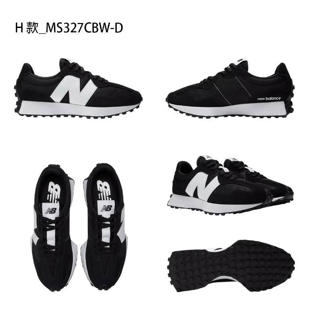【NEW BALANCE】NB 327 復古運動鞋 休閒鞋 男鞋 女鞋 白 灰 銀 多色(W327240-B&WS327KA-B)
