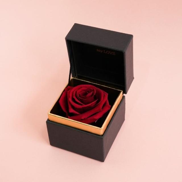【CNFlower 西恩】SAY LOVE恆星戒盒 共13色(永生花/驚喜/居家布置)