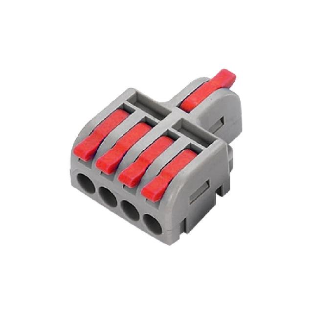 【青禾坊】拼接式 1進4出S14R/S14B 快速接頭-50入(接線端子/快接端子/電火布/絕緣膠帶/快速配線)