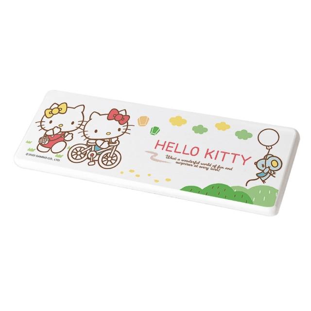 【收納王妃】Sanrio三麗鷗 hello kitty 凱蒂貓 硬式珪藻土 吸水 洗漱墊 防潮(尺寸:24X8X0.9CM)