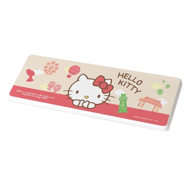 【收納王妃】Sanrio三麗鷗 hello kitty 凱蒂貓 硬式珪藻土 吸水 洗漱墊 防潮(尺寸:24X8X0.9CM)