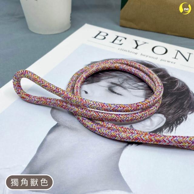 【o-one】Apple/安卓通用款 可斜背頸掛式 金屬扣環掛繩組(短掛片款顏色隨機)